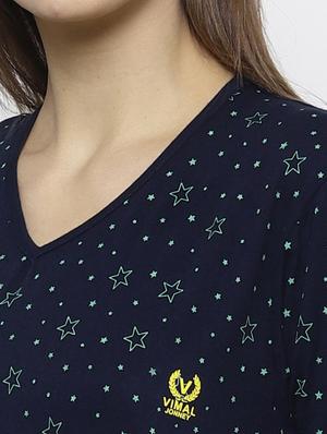 printed nightwear shorts set - 17644979 - Standard Image - 5