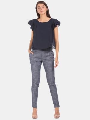 tiered sleeve lace detail top - 17645358 - Standard Image - 4