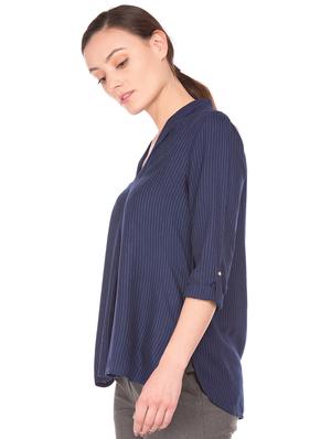 v-neck striped top - 17645384 - Standard Image - 2
