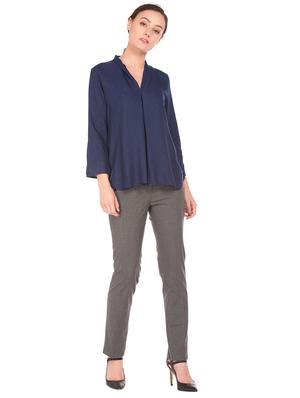 v-neck striped top - 17645384 - Standard Image - 4