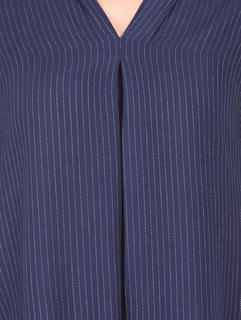 v-neck striped top - 17645384 - Zoom Image - 5
