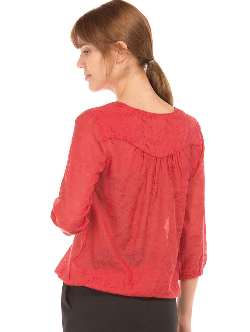 v-neck blouson top - 17645397 - Zoom Image - 3