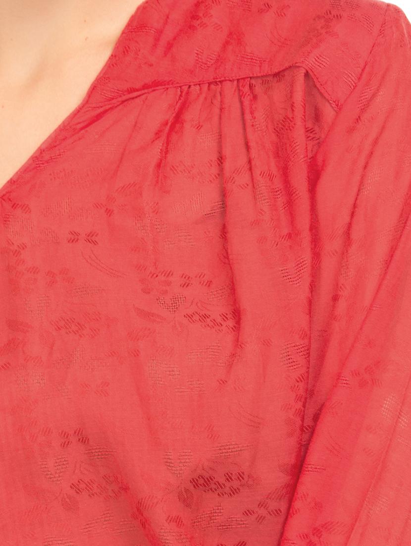 v-neck blouson top - 17645397 - Zoom Image - 5
