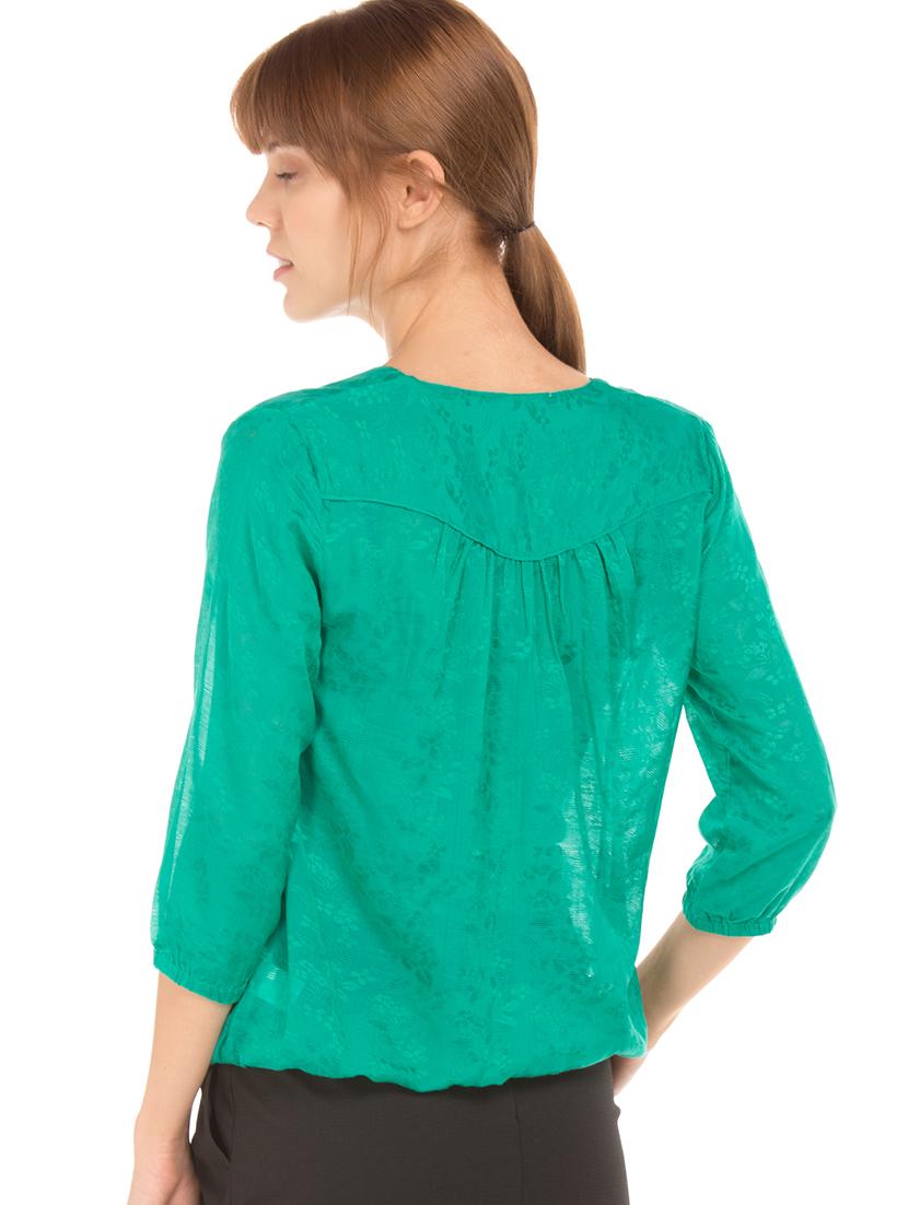 v-neck blouson top - 17645398 - Zoom Image - 3