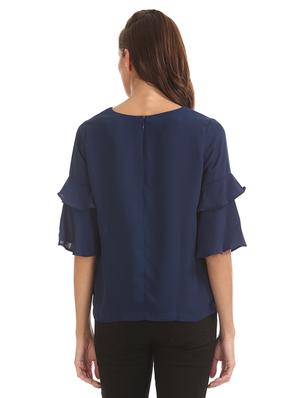 bell sleeves solid top - 17645433 - Standard Image - 3