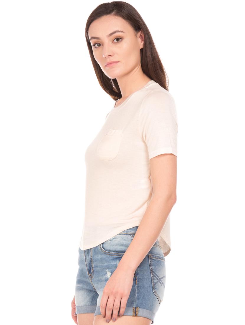 round neck solid top - 17645479 - Zoom Image - 2