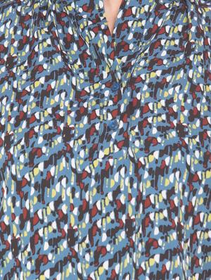 mandarin neck printed top - 17645508 - Standard Image - 4