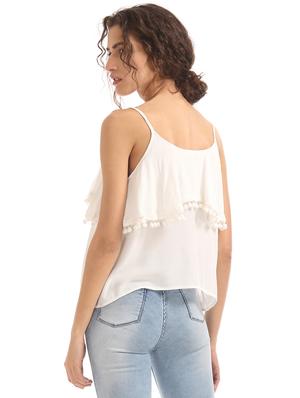 lace detail layered top - 17645513 - Standard Image - 3
