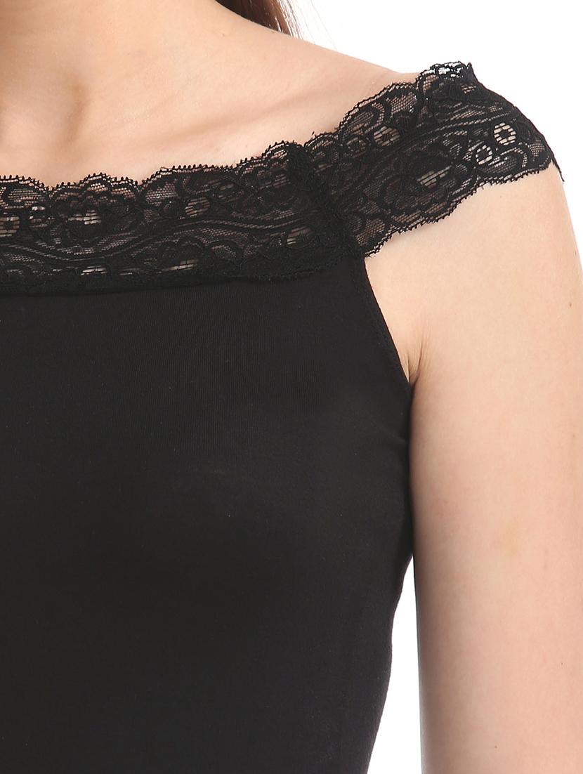lace trim off shoulder top - 17645525 - Zoom Image - 5