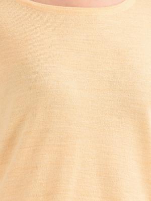 lace hem solid top - 17645537 - Standard Image - 5