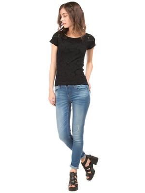 floral textured top - 17645571 - Standard Image - 4