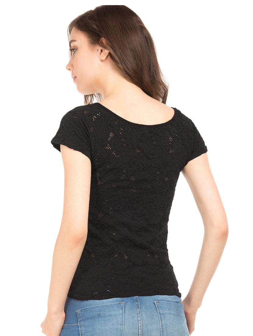 floral textured top - 17645571 - Zoom Image - 3