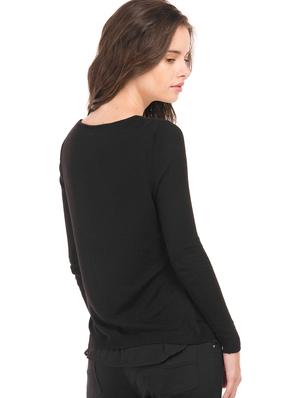 round neck solid top - 17645591 - Standard Image - 3