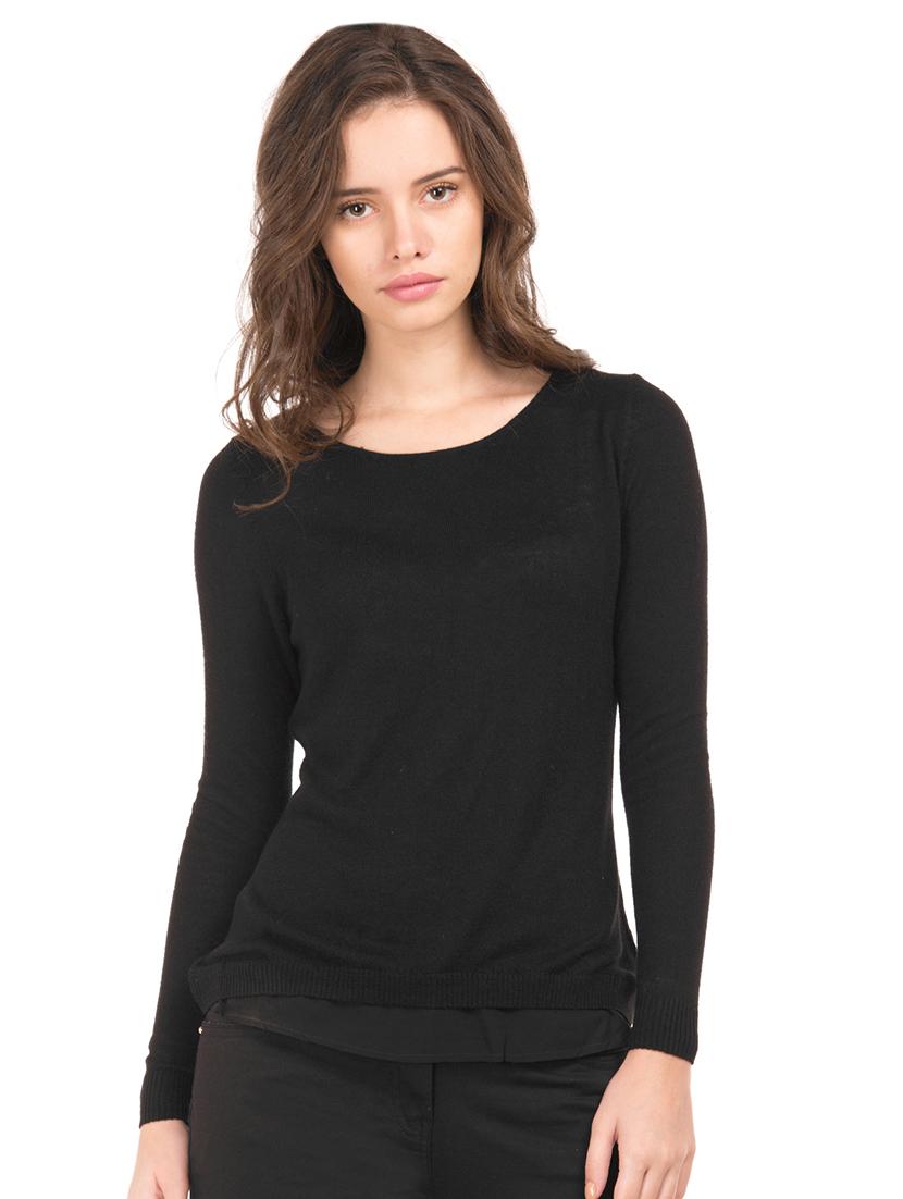 round neck solid top - 17645591 - Zoom Image - 1