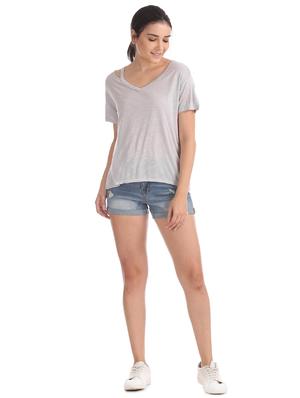 cut out detail boxy top - 17645622 - Standard Image - 4