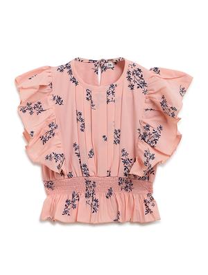 floral top with jeans set - 17645675 - Standard Image - 2