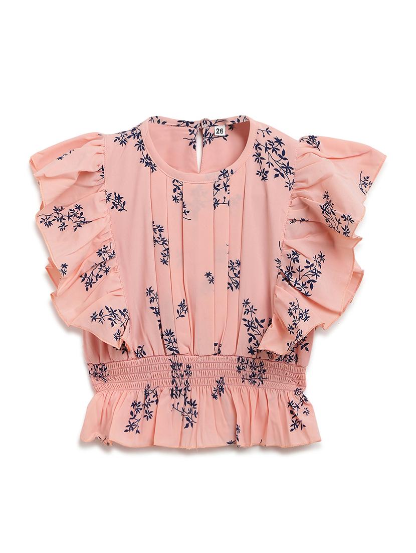floral top with jeans set - 17645675 - Zoom Image - 2
