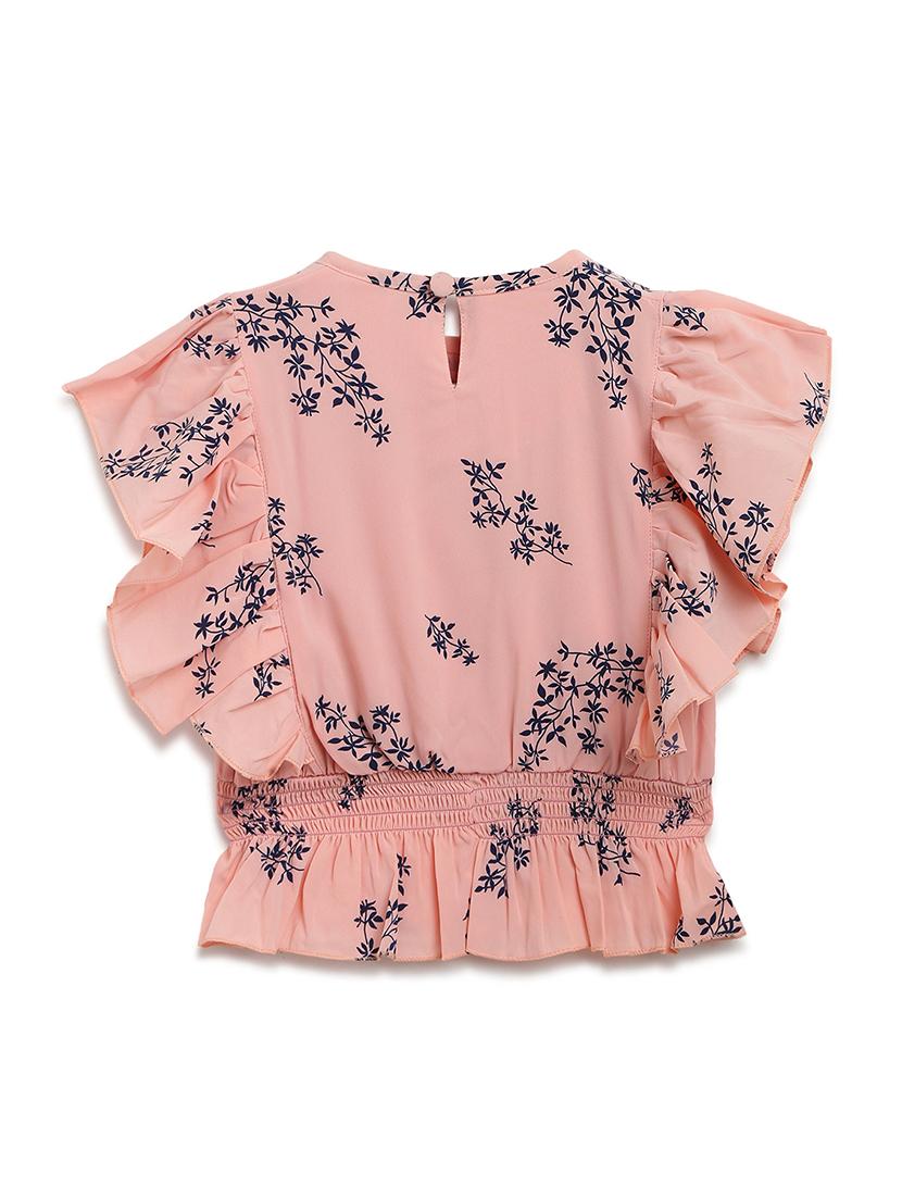 floral top with jeans set - 17645675 - Zoom Image - 3