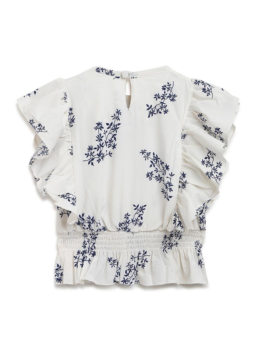 floral top with jeans set - 17645676 - Zoom Image - 3