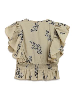 floral top with jeans set - 17645677 - Standard Image - 3