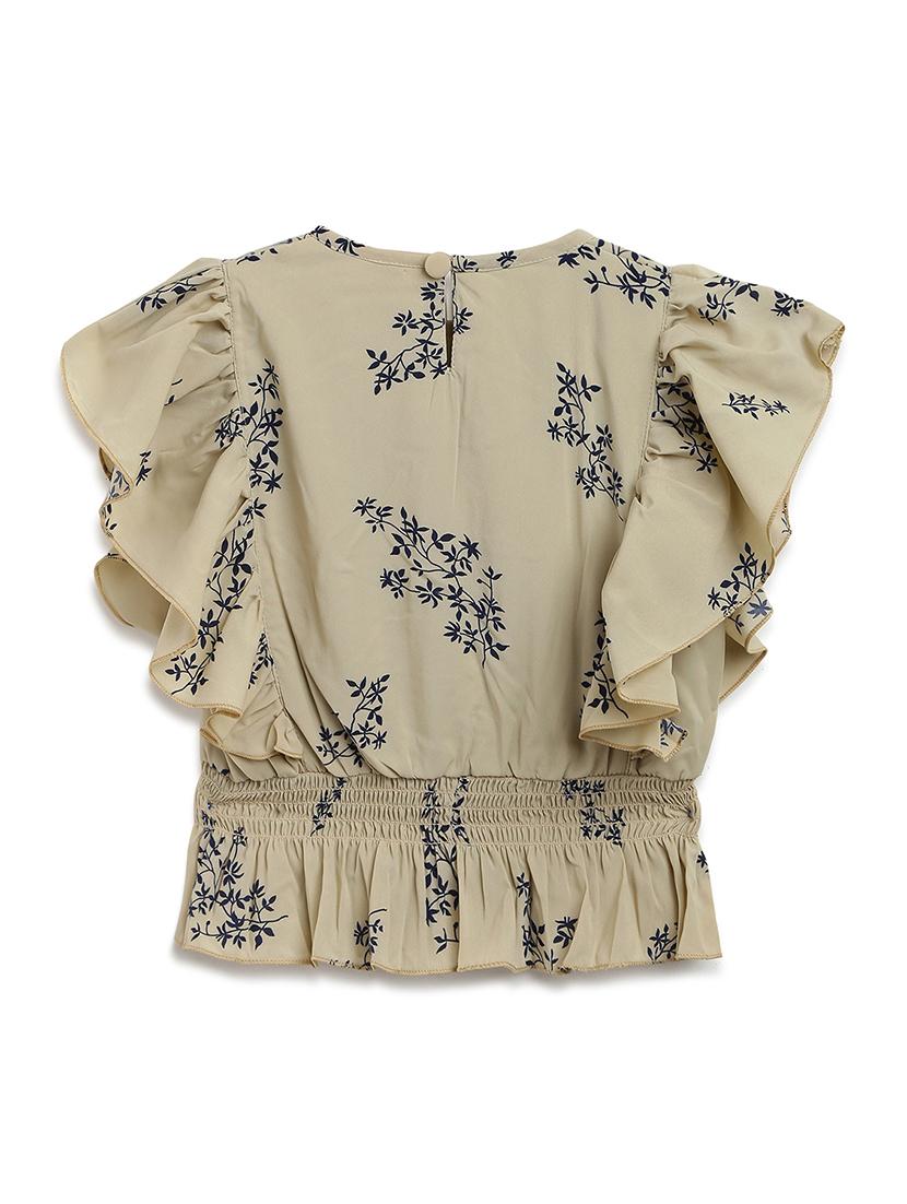 floral top with jeans set - 17645677 - Zoom Image - 3