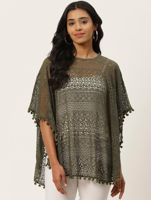 green lace summer poncho - 17645751 - Standard Image - 1