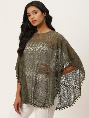 green lace summer poncho - 17645751 - Standard Image - 2
