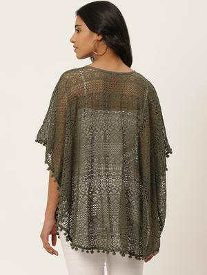 green lace summer poncho - 17645751 - Standard Image - 3