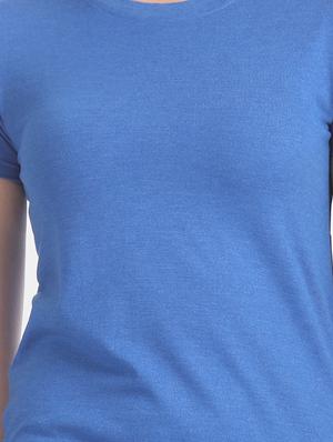 crew neck solid t-shirt - 17645763 - Standard Image - 5