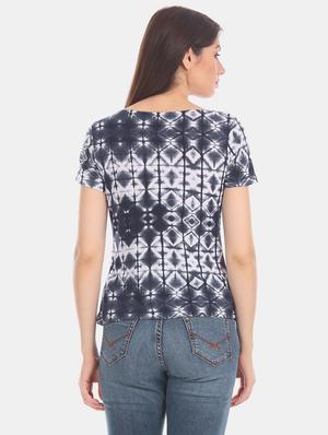 round neck tie & dye tee - 17645764 - Standard Image - 3