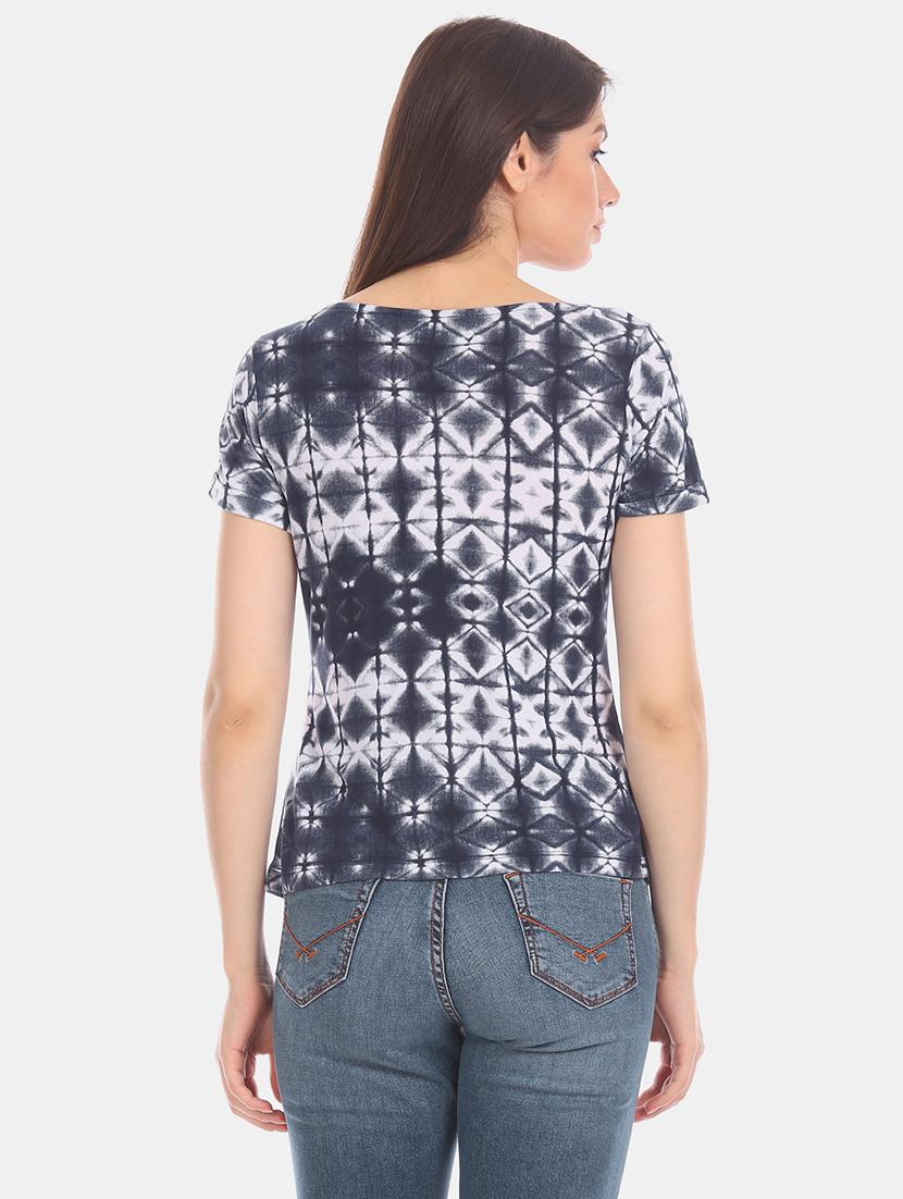 round neck tie & dye tee - 17645764 - Zoom Image - 3