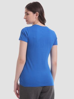ribbed neck printed t-shirt - 17645765 - Standard Image - 3