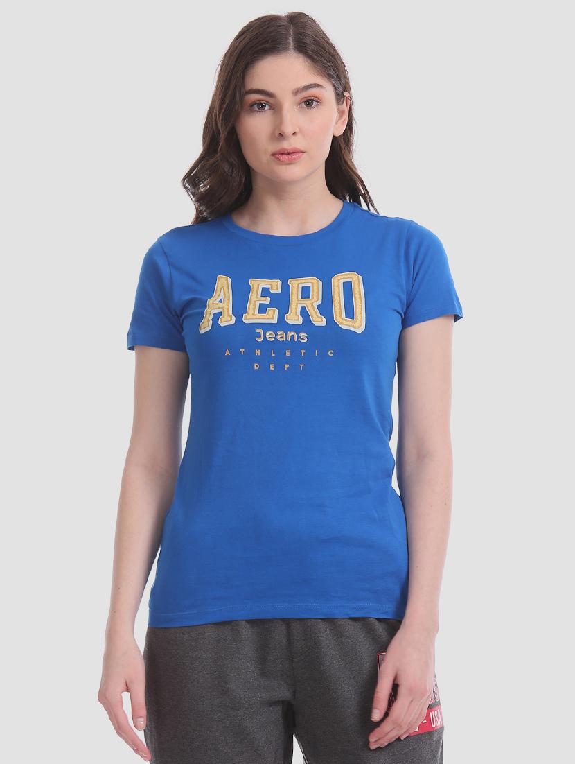 ribbed neck printed t-shirt - 17645765 - Zoom Image - 1