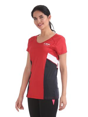 round neck color block tee - 17645775 - Standard Image - 2