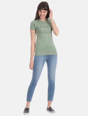 crew neck embroidered t-shirt - 17645800 - Standard Image - 4