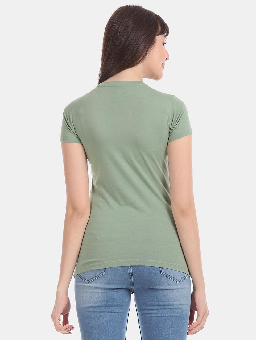 crew neck embroidered t-shirt - 17645800 - Zoom Image - 3