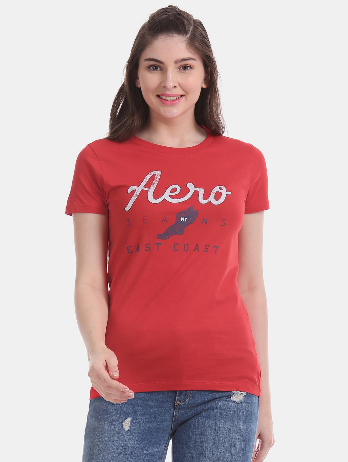 round neck printed tee - 17645836 - Zoom Image - 1