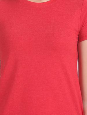 red solid t-shirt - 17645839 - Standard Image - 5