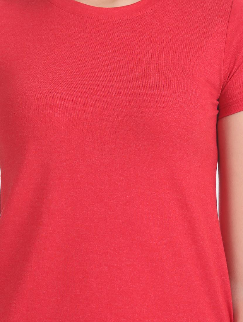 red solid t-shirt - 17645839 - Zoom Image - 5
