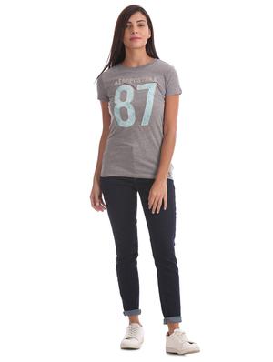 round neck applique patch tee - 17645844 - Standard Image - 4