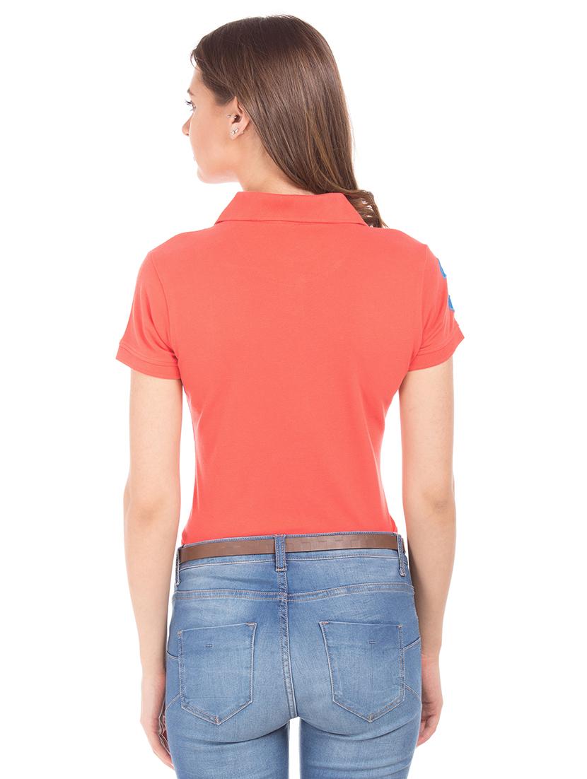 polo neck solid tee - 17645859 - Zoom Image - 3