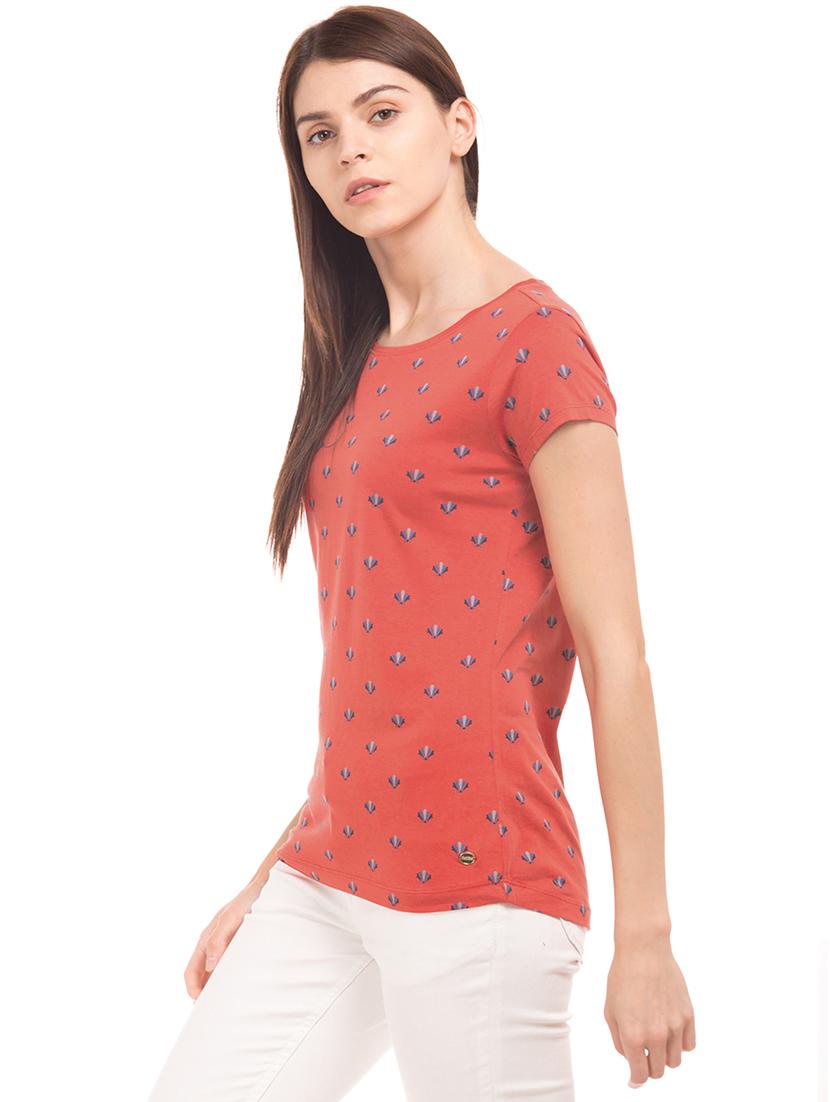 round neck printed tee - 17645880 - Zoom Image - 2
