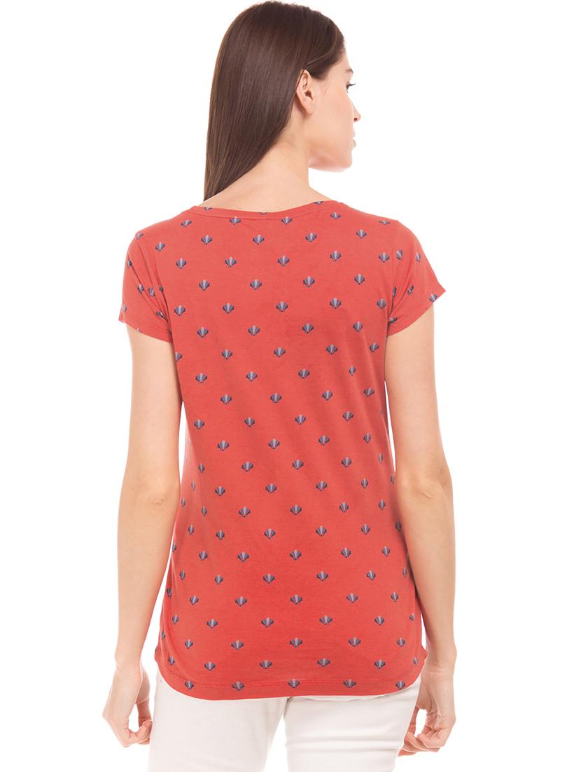 round neck printed tee - 17645880 - Zoom Image - 3