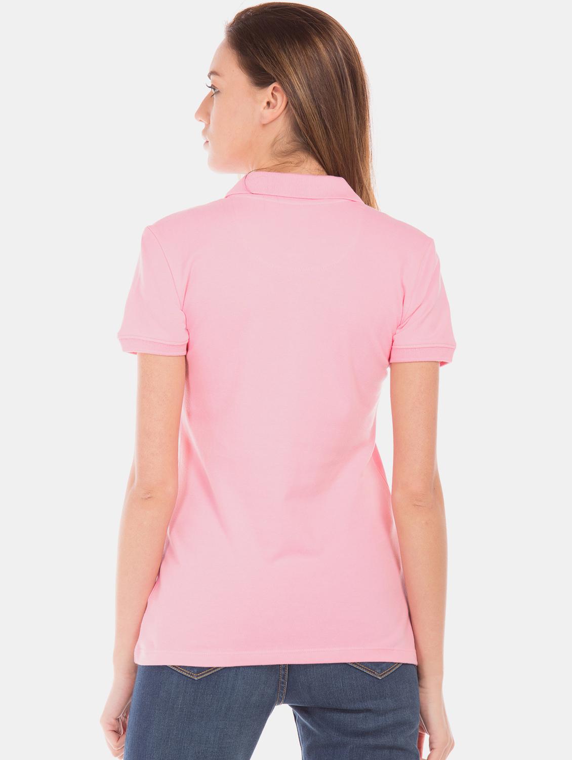 polo neck solid tee - 17645893 - Zoom Image - 3