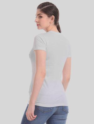 round neck printed tee - 17645907 - Standard Image - 3