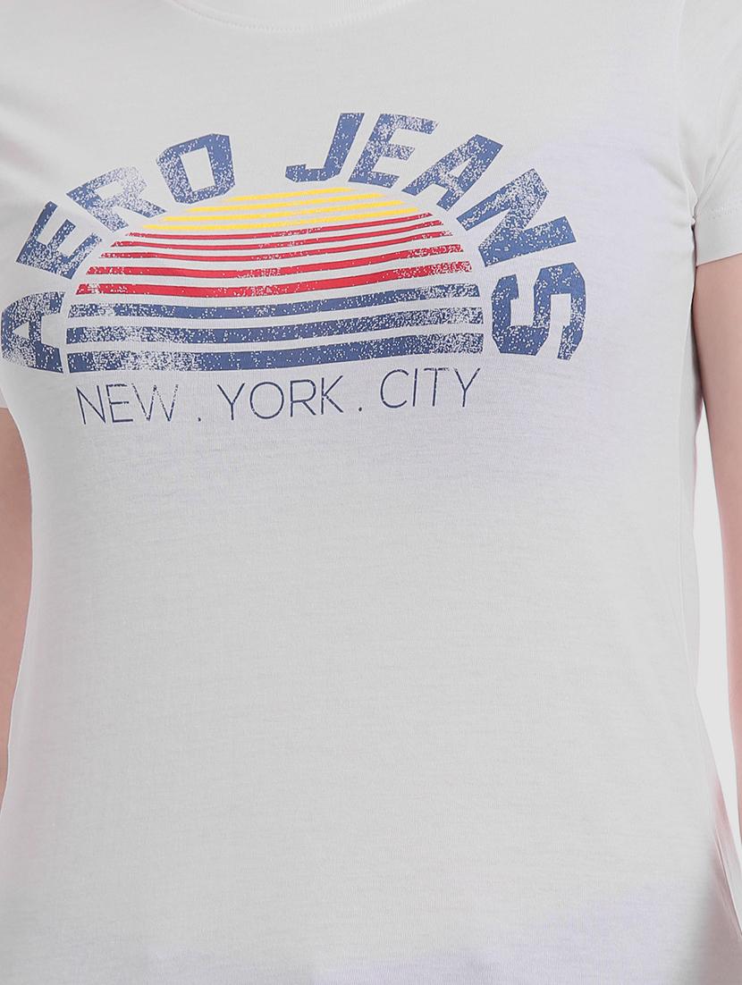 round neck printed tee - 17645907 - Zoom Image - 5