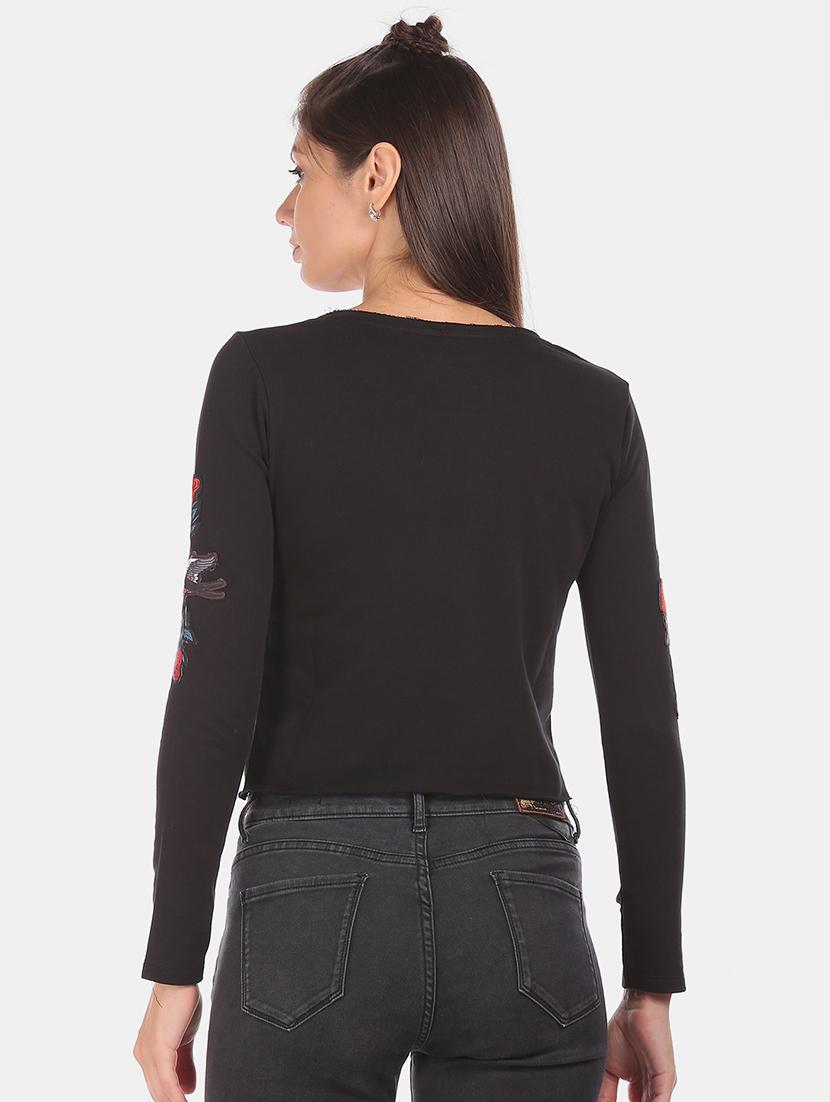 round neck printed tee - 17645911 - Zoom Image - 3