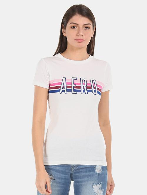 crew neck printed tee - 17645934 - Standard Image - 1