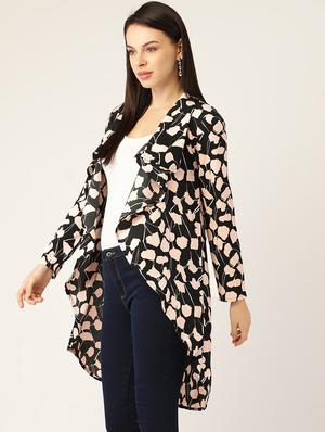 black crepe summer jacket - 17645966 - Standard Image - 2