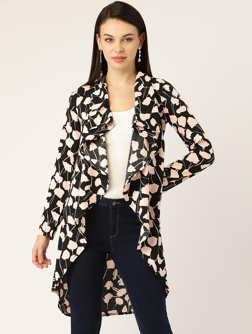 black crepe summer jacket - 17645966 - Zoom Image - 1